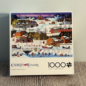 Charles Wysocki - Hickory Haven Canal - Buffalo Puzzle 1000 Piece. NEW